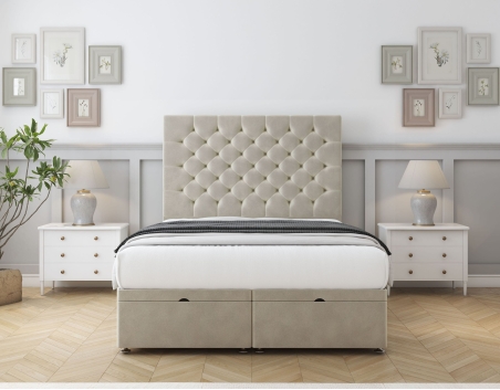 Mayfair Ottoman Bed | 6+ Sizes | Storage | 20+ Colors | Sloomy