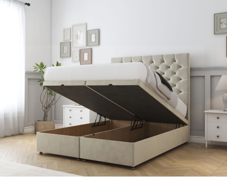 Mayfair Ottoman Bed | 6+ Sizes | Storage | 20+ Colors | Sloomy
