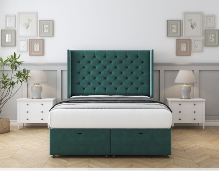 Dior Ottoman Bed | 6+ Sizes | Storage | 20+ Colors | Sloomy