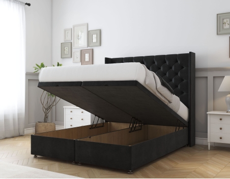 Dior Ottoman Bed | 6+ Sizes | Storage | 20+ Colors | Sloomy