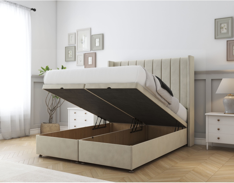 Falcon Ottoman Bed | 5 Sizes | Storage | 16 Colors | Sloomy