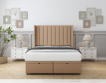 Falcon Ottoman Bed | 5 Sizes | Storage | 16 Colors | Sloomy